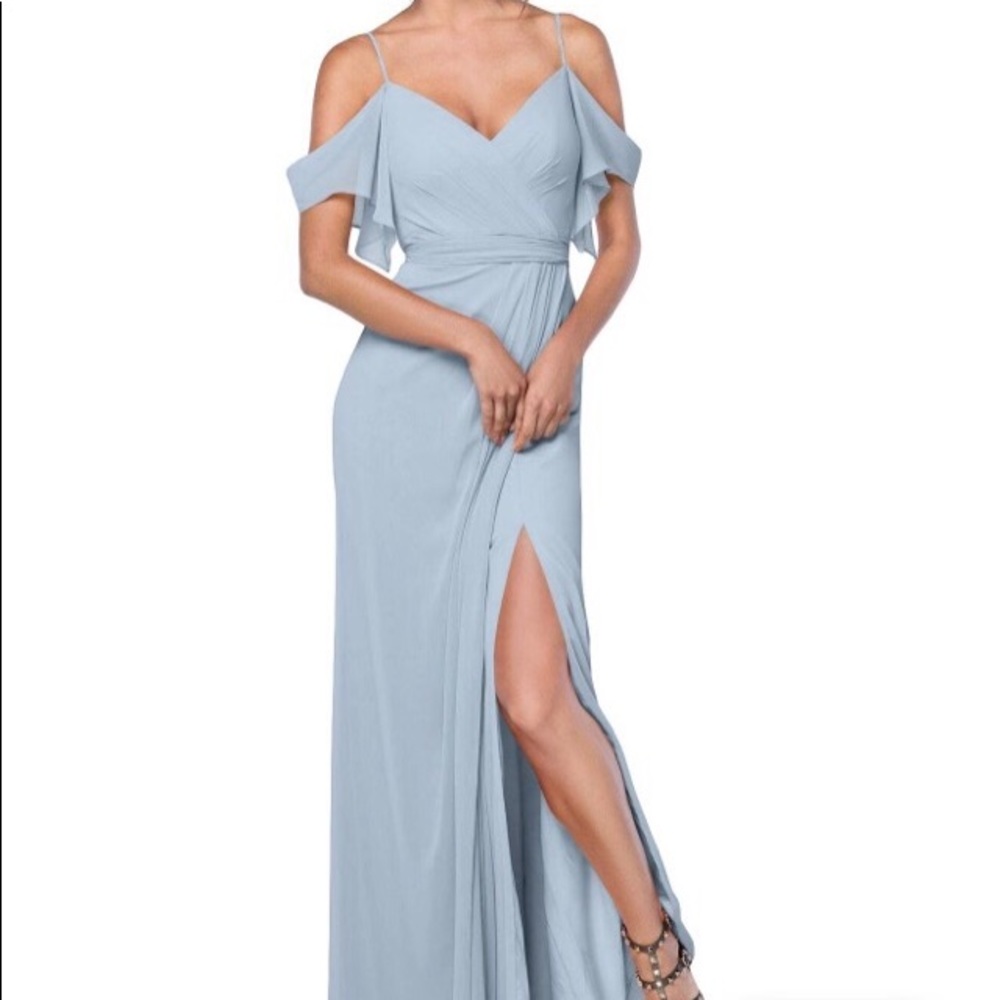 Watters French Blue Bridesmaid Dress Aldridge 6